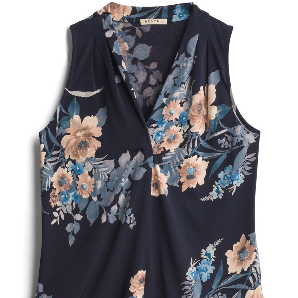 Beacon Alicia Pleat Detail Knit Top - Stitch Fix